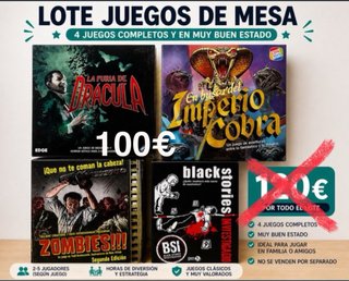 Lote 4 Juegos de Mesa Completos TODO 100€