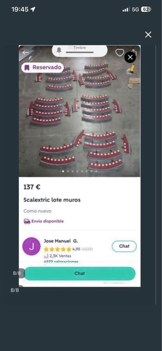 Pack Piezas Scalextric