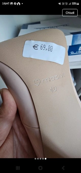 Décolleté donna beige