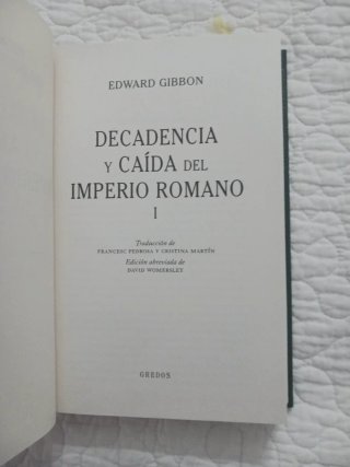 Decadencia y caída del imperio romano