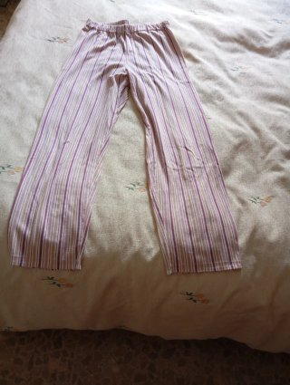Pijama mujer oso bordado rosa