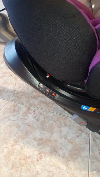Silla Coche Bebé Grupo 0-1-2-3 Morado ISOFIX