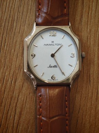 Reloj Hamilton Saville Oro y Marrón