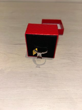 Anillo Plata Princesa con Circonitas