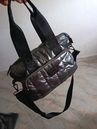 Borsa  grigio lucida