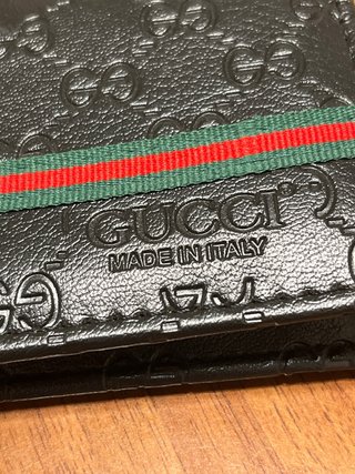 Portafoglio Gucci nero monogramma