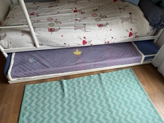 Litera IKEA VITVAL + Cama Inferior + 3 Colchones
