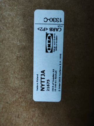 2 Marcos IKEA NYTTJA 50x70 Negros