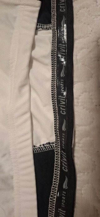 Maillot Ciclismo Crivit Blanco/Negro/Rojo. Talla L