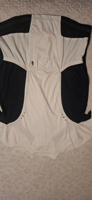 Maillot Ciclismo Crivit Blanco/Negro/Rojo. Talla L