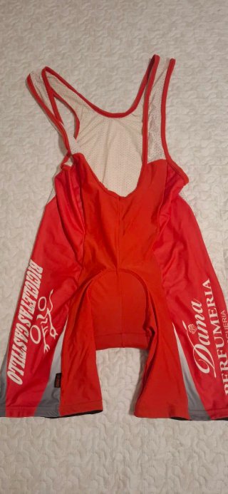 Maillot Ciclismo Crivit Blanco/Negro/Rojo. Talla L