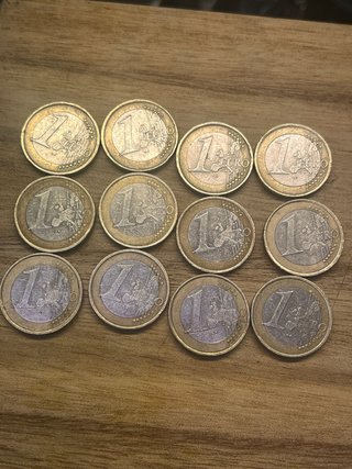 Monedas 1€ Francia 1999/2000/2001 (Fallo)