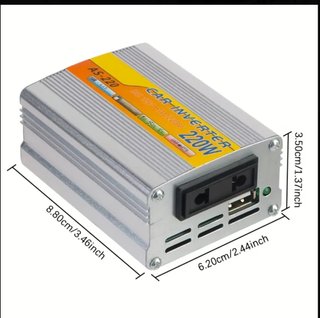 Inversor Corriente 220W DC12V a AC220V