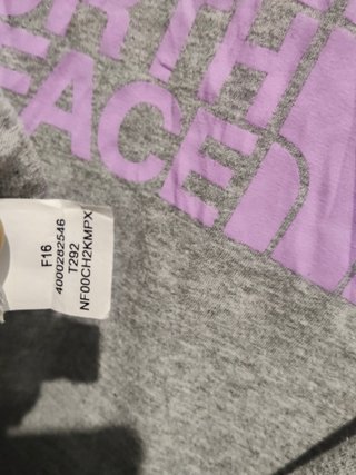 Camiseta Manga Larga The North Face Mujer M Gris