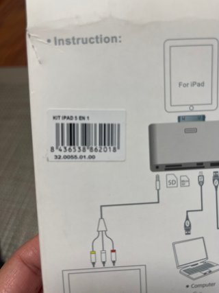 Kit Conexión 5 en 1 para iPad