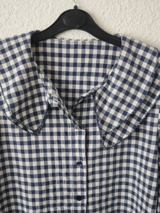 Camisa cuadros azul y blanco Talla M
