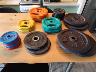 Set musculación - Gimnasio en casa
