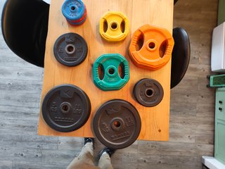 Set musculación - Gimnasio en casa