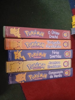 Lotes VHS Pokémon - Segunda Época