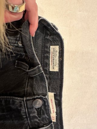 Tejanos Levi's negros XS o S