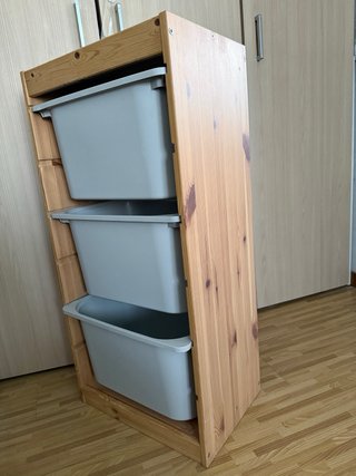 Estantería Juguetes TROFAST Ikea + 3 Cajones
