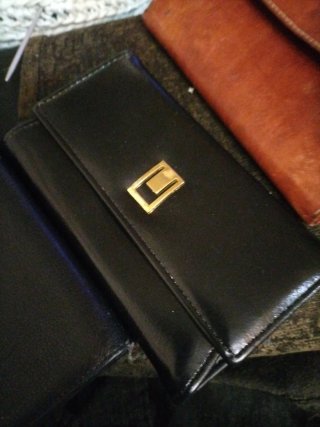 Lote Carteras Vintage Marrón y Negra