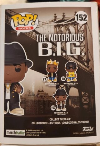 Funko Pop Notorious B.I.G. 152 con Fedora