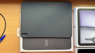 iPad Air M3 Negro + Apple Pencil + Smart Folio