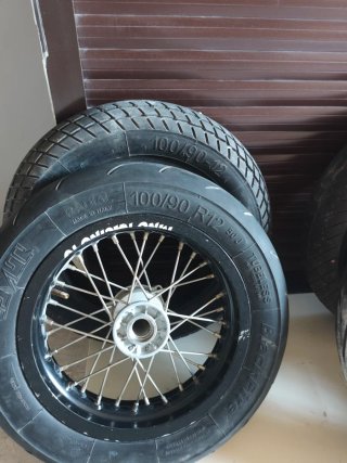 Llantas Supermotard 120/80-12 (Juego)