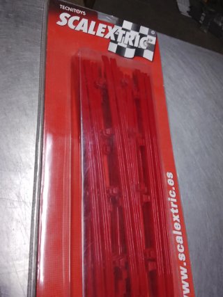 Scalextric BLISTER 10 vallas pista negra antigua