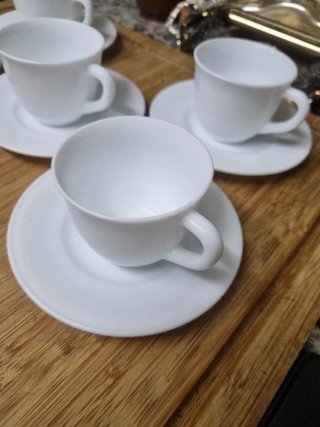 Juego 5 Tazas Café Solo Porcelana
