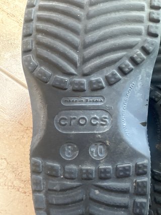 Zuecos Crocs Azul Marino