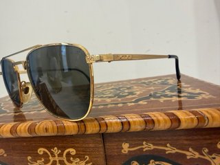 Occhiali Police Vintage Anni '90 Oro Nero