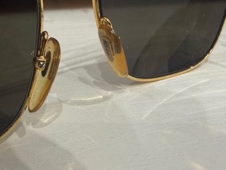 Occhiali Police Vintage Anni '90 Oro Nero