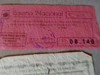 Lotería Nacional Antigua Colección