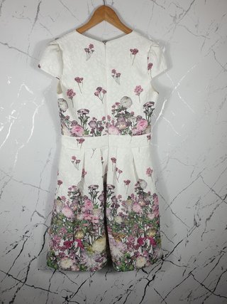 Vestido midi estampado floral