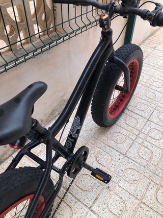 Bicicleta Fat Bike 20 Negra