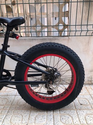 Bicicleta Fat Bike 20 Negra