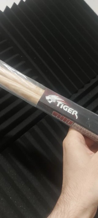 Baquetas de batería Tiger de madera
