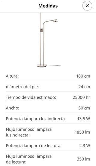 Lampada da terra Ikea
