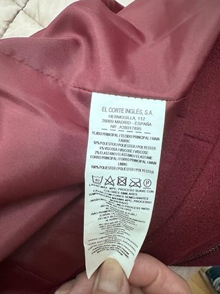 Cappotto donna marrone scuro El Corte Inglés