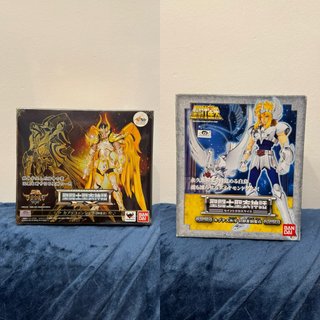Figuras Saint Seiya - Capricornio y Cisne