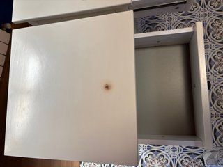 Mesitas de noche Ikea blancas