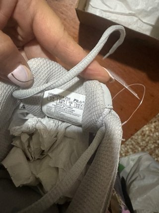 Deportivas Fila azul clarito  y blancas