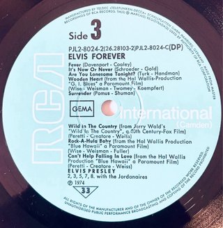 Elvis Forever 32 Hits en 2 vinilos LP