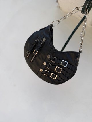 Borsa Guess Vera Pelle Vintage Nera