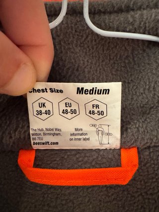 Chaqueta Bomber Reflectante Naranja Beeswift