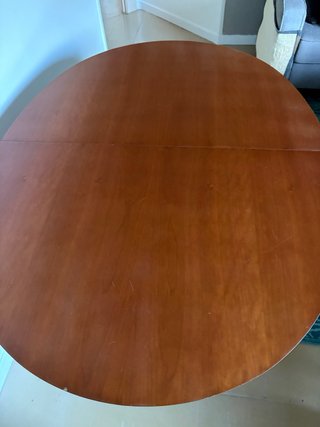 Mesa extensible madera y 4 sillas
