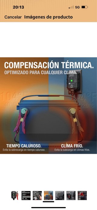 Cargador Baterías NOCO Genius1 6V/12V