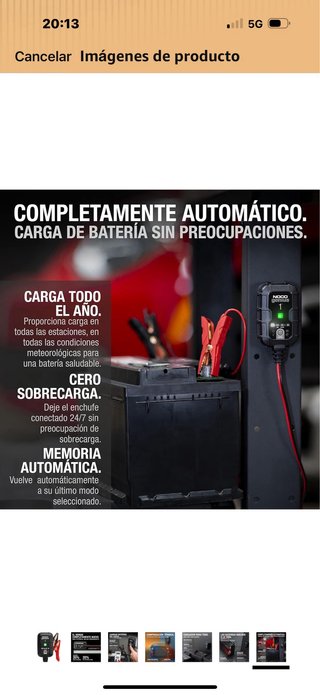 Cargador Baterías NOCO Genius1 6V/12V